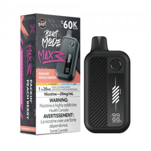 Beast Mode Max 3 Packin Peach Berry 20mg